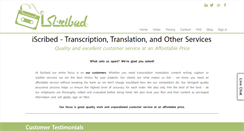 Desktop Screenshot of iscribed.com